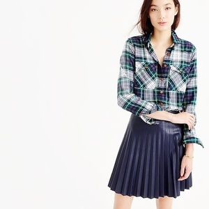 Boyfriend Shirt in Ridge Plaid